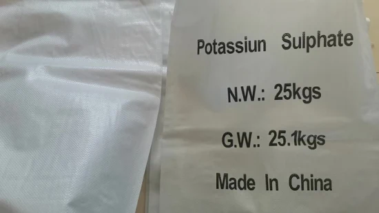 99% sulfato de potasio K2so4 fertilizante soluble en agua K2so4