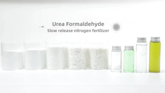 Fertilizante de nitrógeno de liberación lenta Lvyin 0.5-1.5 mm Fertilizante granular de urea formaldehído Mu